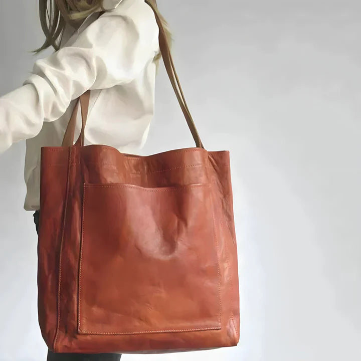 Timeless Leather Carryall Tote