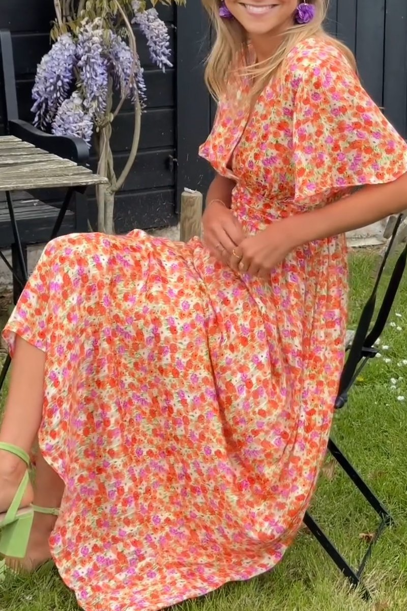 Ella's™ Radiant Garden Maxi Dress