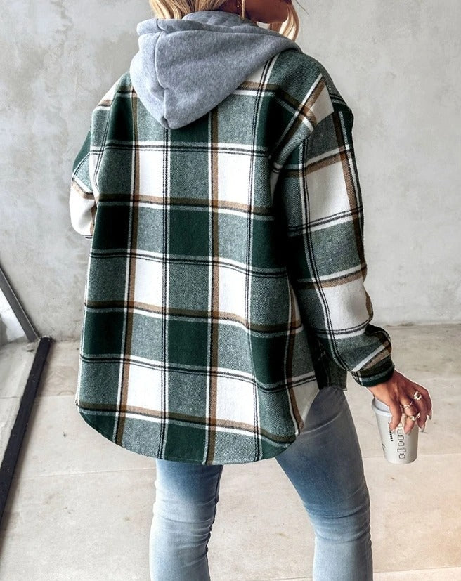 Sierra™ Plaid Hooded Flannel Jacket