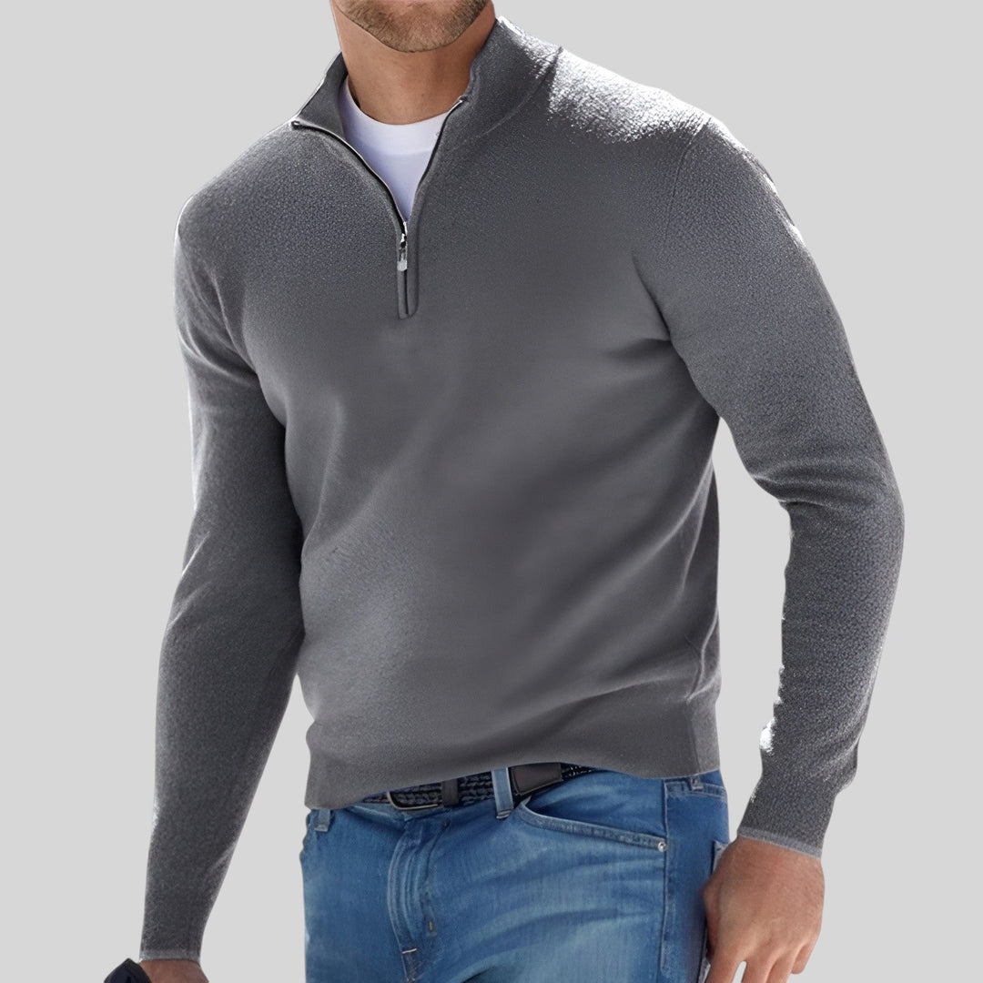 Logan™ | Luxe Men's Half-Zip Sweater