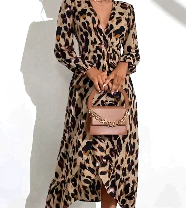 Savannah™ Elegance Midi Wrap Dress