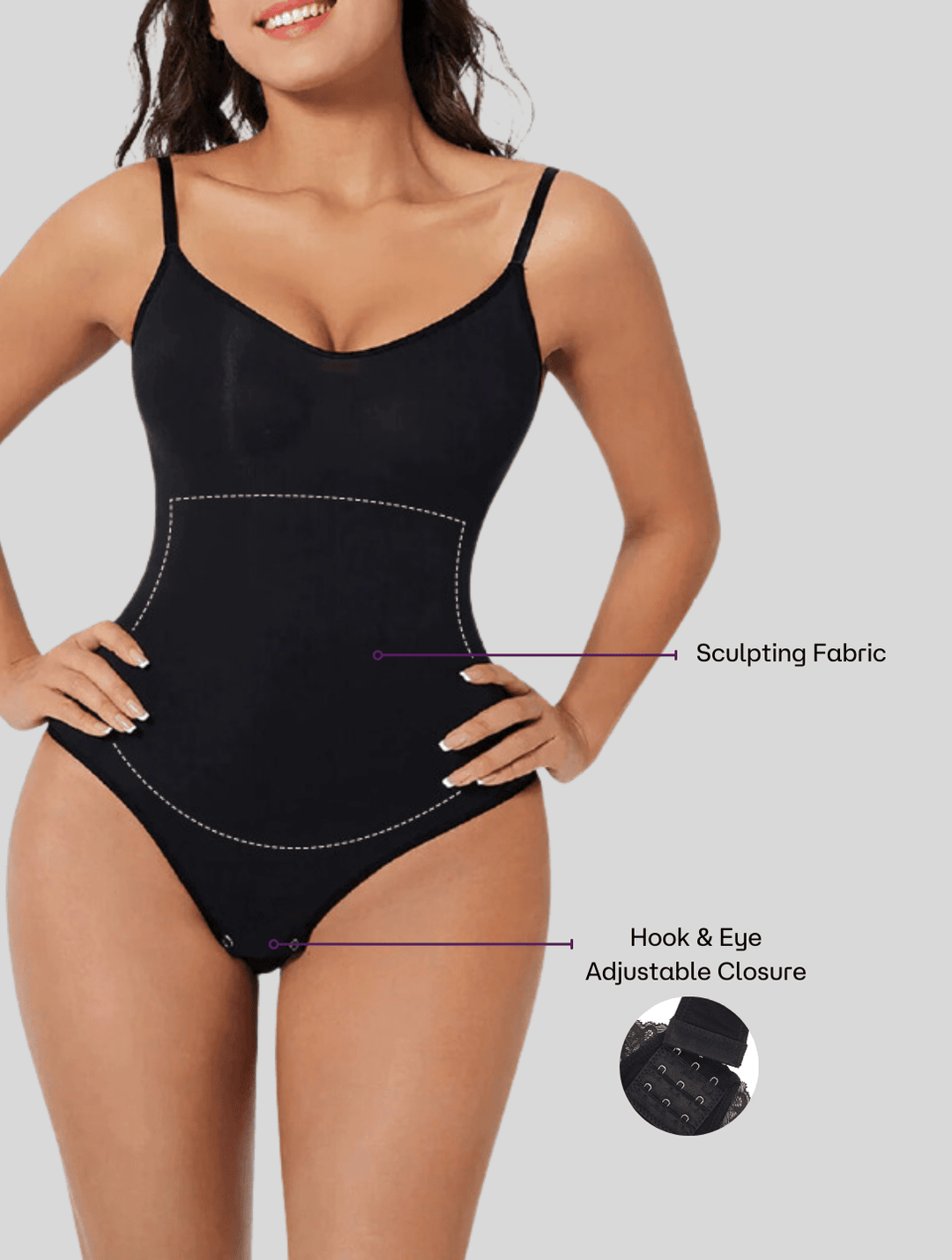 BlendApparel-Streamline Shapewear Bodysuit