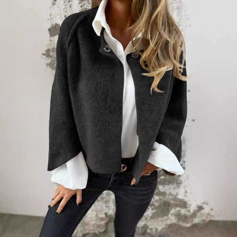 Elise™ | Chic Flare Sleeve Short Coat